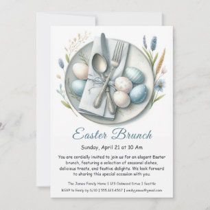 Easter Brunch Elegant Invitation 