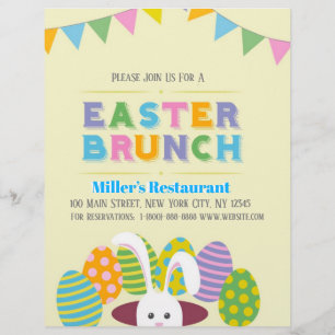Easter Brunch Event Flyer