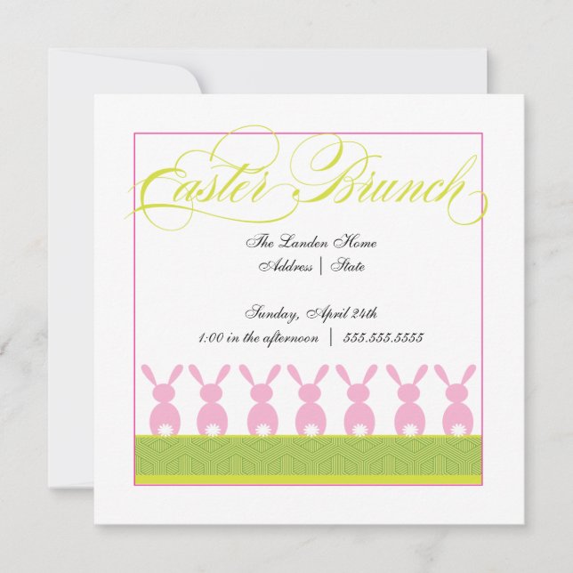 Easter Brunch Invitation (Front)