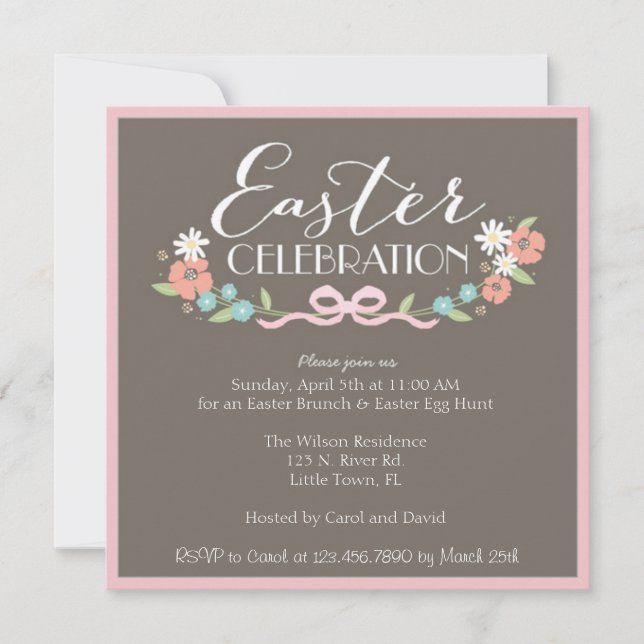 Easter Brunch Invitation (Front)