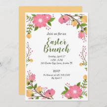 Easter Brunch Party Invitation
