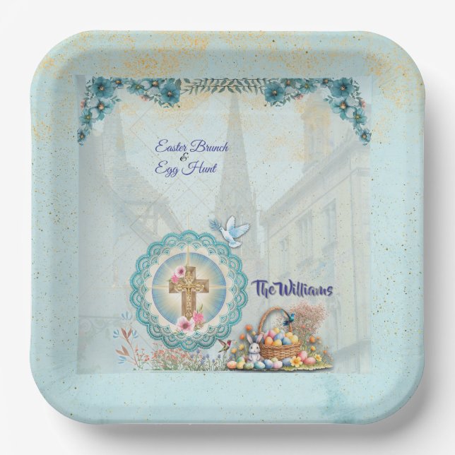 Easter Brunch Plates – Family Event Edition (Front)