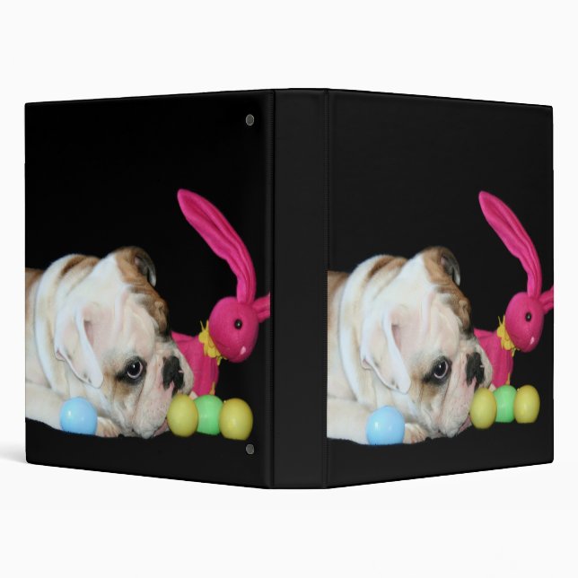 Easter bulldog binder (Background)