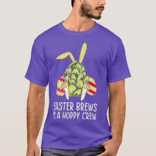 Easter Bunnies Beer Drinking Holiday Rabbit (7) T-Shirt