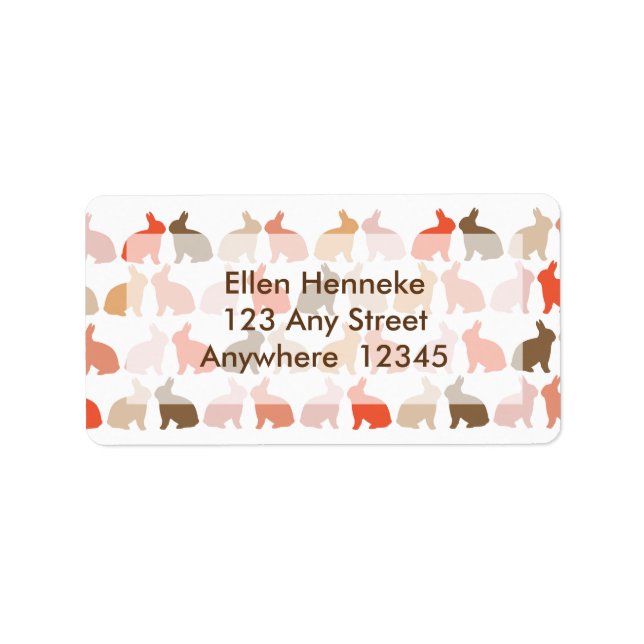 Easter Bunnies Label (Front)