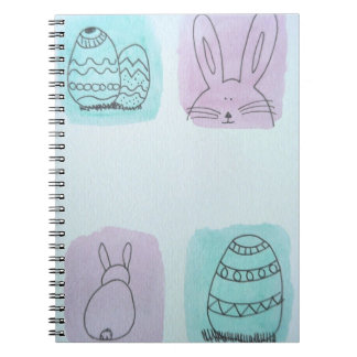 Easter bunnies notebook