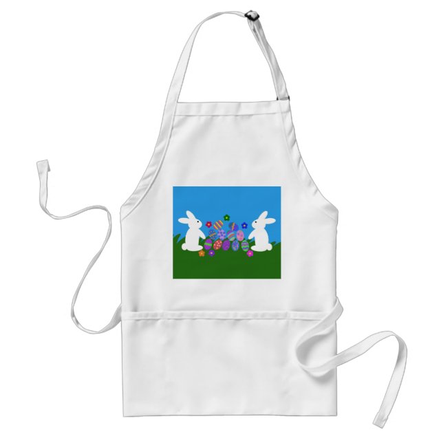 Easter Bunny #1 Adult Apron (Front)