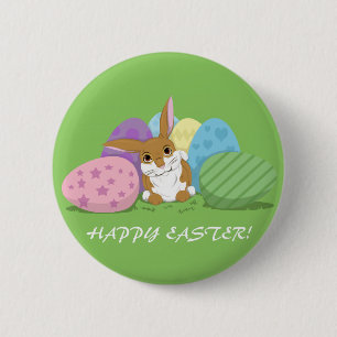Easter Bunny 2 Inch Round Button