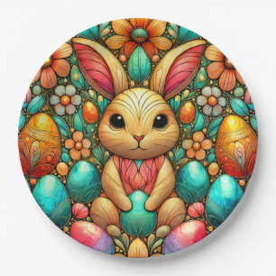 EASTER BUNNY 3D ~ Alcohol Inks ~ Paper Plate