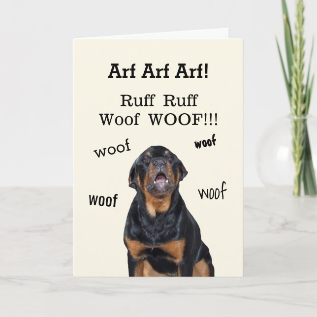 Easter Bunny Alert Rottweiler Carte Pâques (Devant)