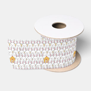 Easter Bunny and Baby Chicks Satin Ribbon