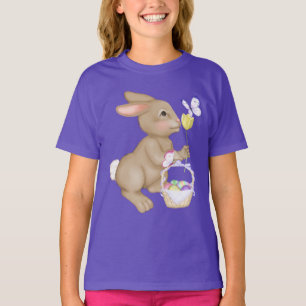 Easter Bunny and Basket T-Shirt