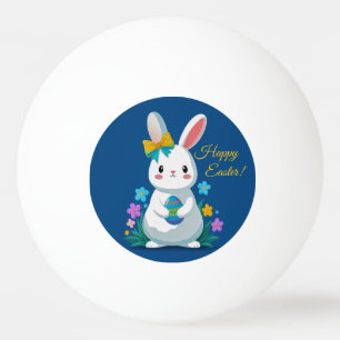 Easter Bunny and Egg Ping Pong Ball