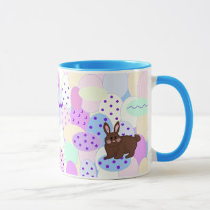 Easter Bunny and Eggs Mug