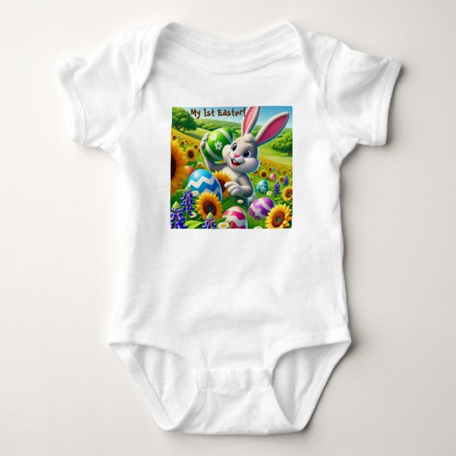 Easter Bunny Baby Bodysuit (Front)