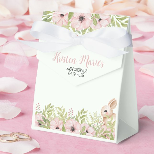 Easter Bunny Baby Shower Favor Box (Wedding)