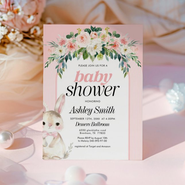 Easter Bunny Baby Shower Invitation (Creator Uploaded)