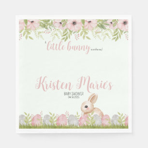 Easter Bunny Baby Shower  Napkin
