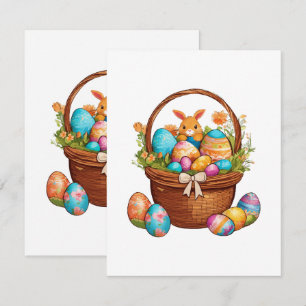 Easter Bunny Basket Card