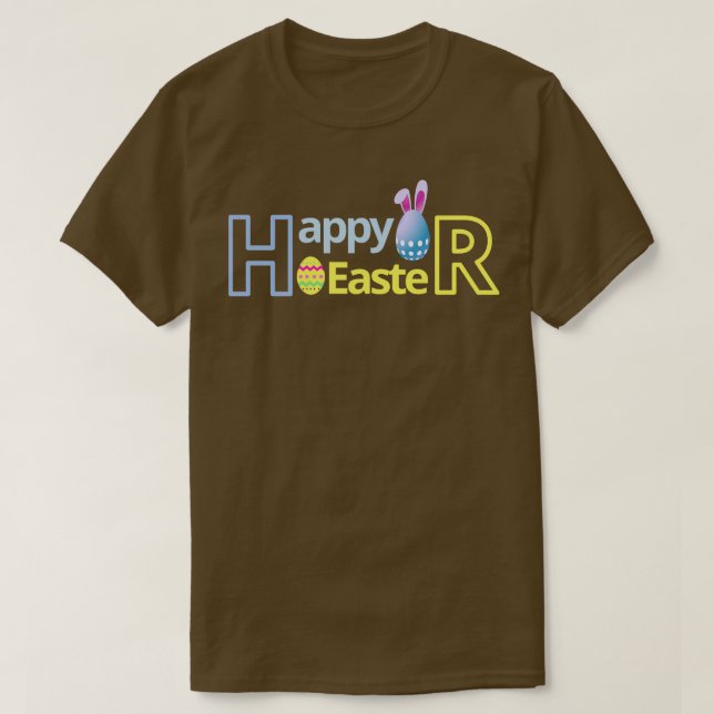 Easter Bunny Beautiful Easter Egg    T-Shirt (Design Front)