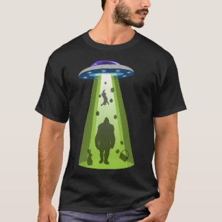 Easter Bunny  Bigfoot Easter Day Abduction T-Shirt