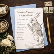 Easter Bunny Brunch and Egg Hunt Invitation