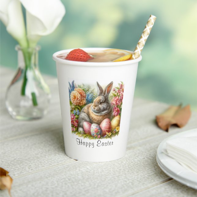 Easter Bunny Brunch/ Party Paper cup (Insitu)