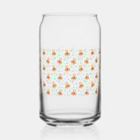 Easter Bunny Can Glass