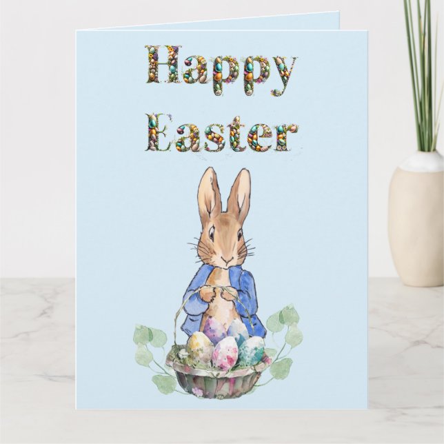 Easter bunny card (Front)