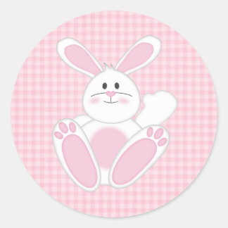 Easter Bunny Classic Round Sticker