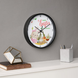 Easter Bunny Clock