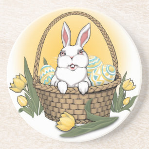 Easter Bunny Coasters Festive Easter Decorations