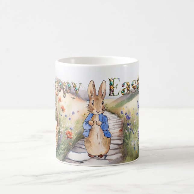 Easter bunny coffee mug (Center)