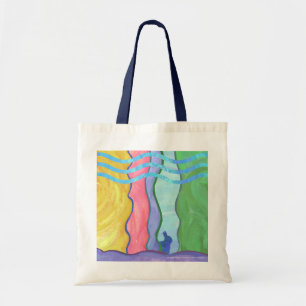 Easter Bunny Colorful Pattern Personalized Tote