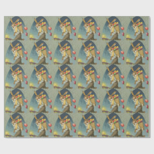 Easter Bunny Coloured Egg Sun Wrapping Paper