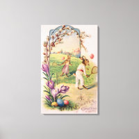 Easter Bunny Coloured Painted Egg Tennis