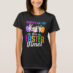 Easter Bunny Colourful Easter Egg Hunting Rabbit E T-Shirt