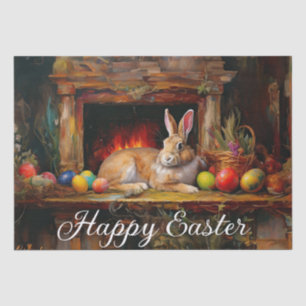 Easter Bunny Colourful Easter eggs Happy Easter Tissue Paper