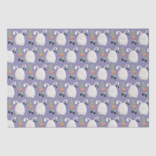 Easter Bunny Colourful Watercolor Pattern Tissue Paper