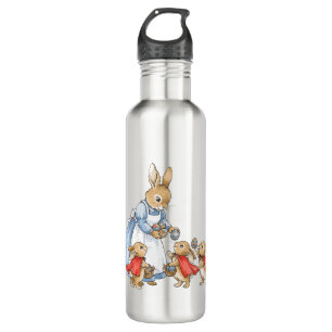 Easter Bunny Cottagecore Vintage Rabbit Women Girl 710 Ml Water Bottle