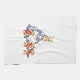 Easter Bunny Cottagecore Vintage Rabbit Women Girl Kitchen Towel
