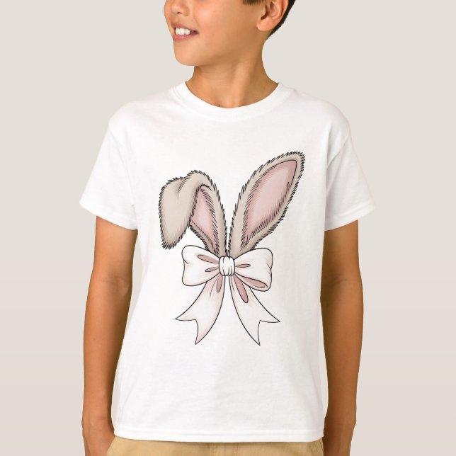 Easter bunny croquette ears T-Shirt (Front)