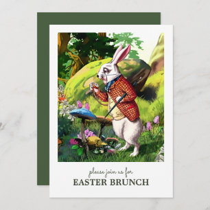 Easter Bunny Custom Easter Brunch Invitations