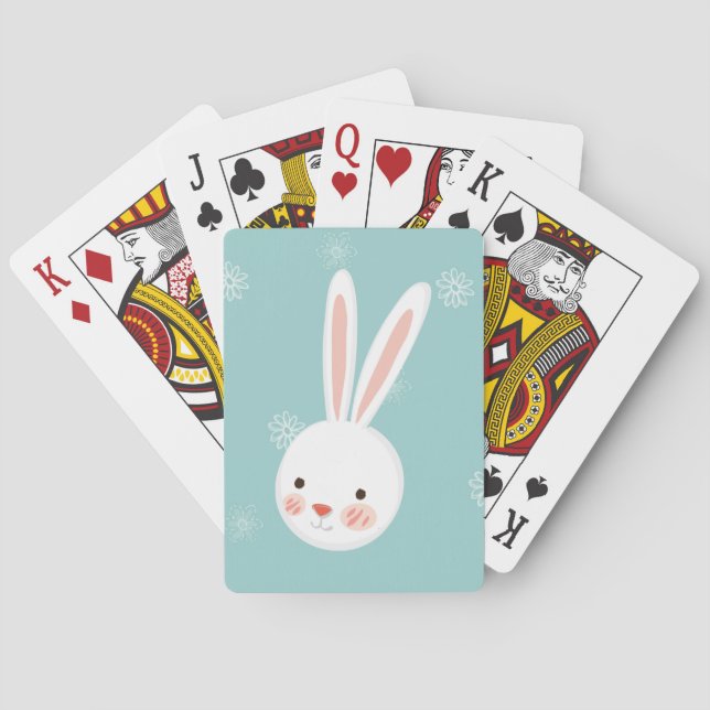 Easter Bunny Custom Playing Cards (Back)