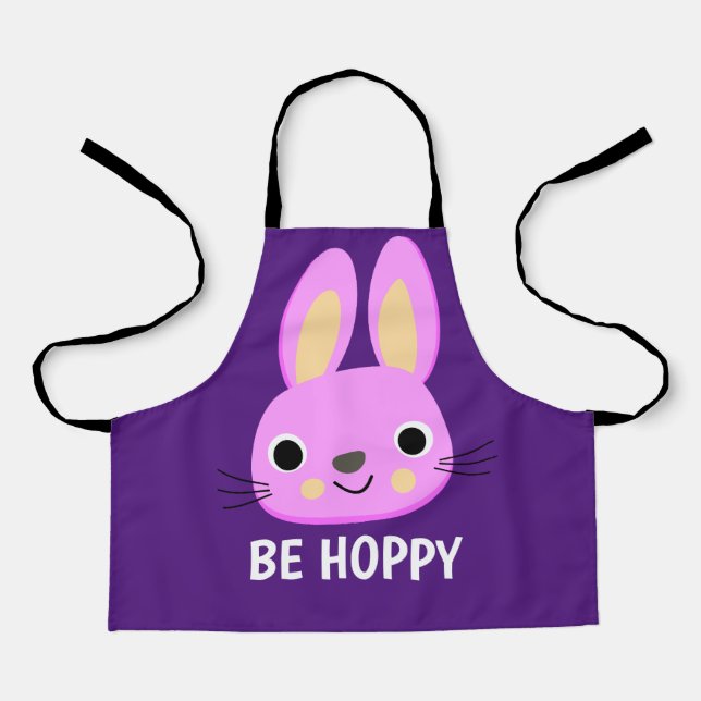 EASTER BUNNY CUTE KITCHEN KIDS APRON (Front)