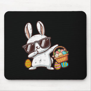 Easter Bunny Dab Egg Hunt Rabbit Toddler Boys Girl Mouse Pad