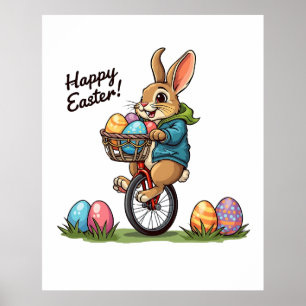 Easter Bunny Delivery Poster