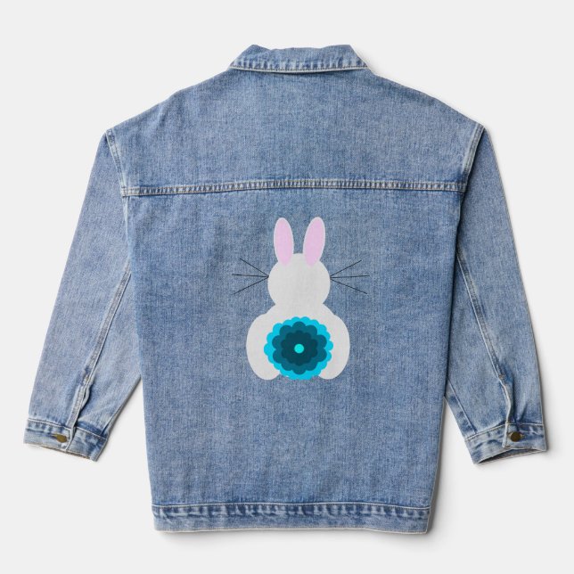 Easter Bunny Denim Jacket (Back)