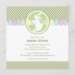 Easter Bunny Dinner or Brunch Invitation