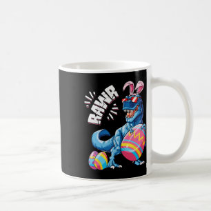 Easter Bunny Dinosaur T Rex Eggs Boys Kids Girl Ra Coffee Mug